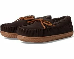 FIRESIDE By Dearfoams Nelson Bay Mocassin With Bow Tie