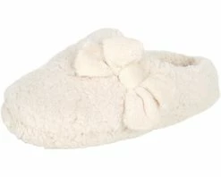 Jessica Simpson Women's Plush Marshmallow Slide On House Slipper Clog With Memory Foam