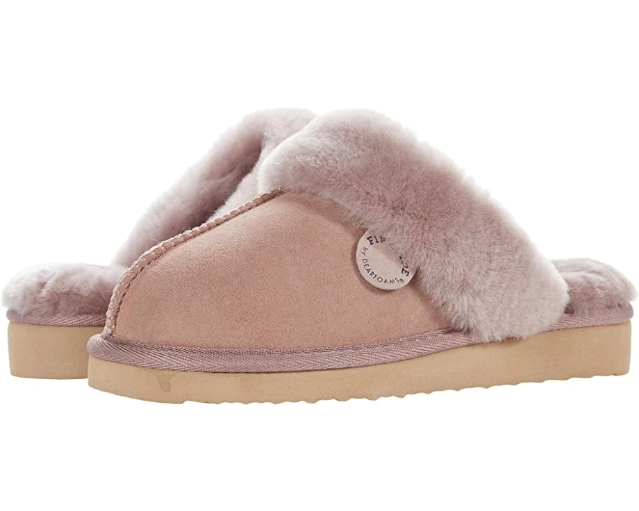 FIRESIDE By Dearfoams Sydney Genuine Shearling Scuff 1 FIRESIDE By Dearfoams Sydney Genuine Shearling Scuff