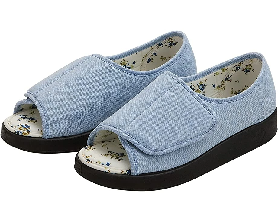 Silverts 15180 Extra Wide Adjustable Closure Open Toes For Indoor/Outdoor 1 Silverts 15180 Extra Wide Adjustable Closure Open Toes For Indoor/Outdoor