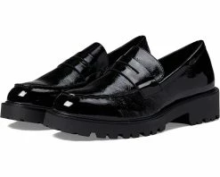 Vagabond Shoemakers Kenova Crinkled Patent Leather Penny Loafer