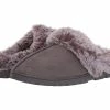 Jessica Simpson Jessica Simpson Women's Faux Fur Clog - Comfy Furry Soft Indoor House Slippers With Memory Foam