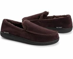 MUK LUKS S Men's Faux Suede Moccasins Slipper