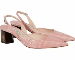 M.M.LaFleur Irene Slingback Embossed Croc