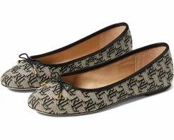 LAUREN Ralph Lauren Jayna II Monogram Jacquard Ballet Flat