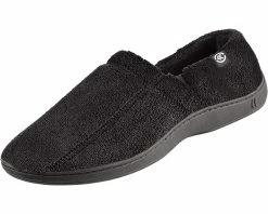 Isotoner Men's Microterry Slip On Slipper